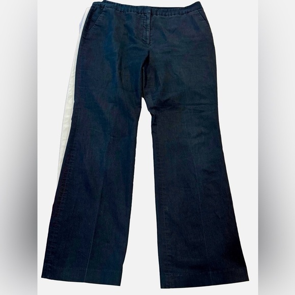 Halogen Women Pants Taylor Fit High Rise Pants Trousers Dark Blue Size 16 - Picture 3 of 14